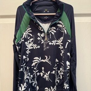 Kastel Denmark Equestrian Girls sunshirt riding top. Size Small.